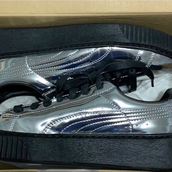 puma creepers silver